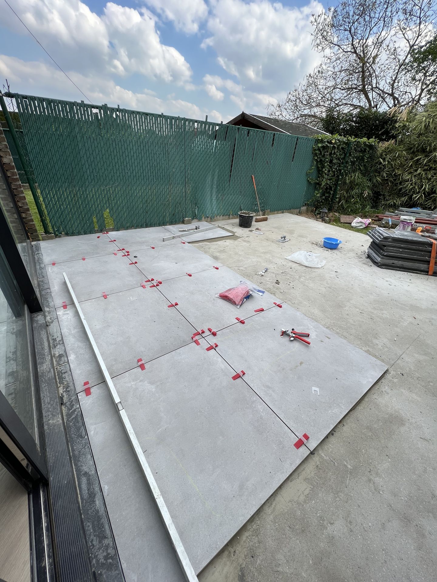 terrasse carrelage